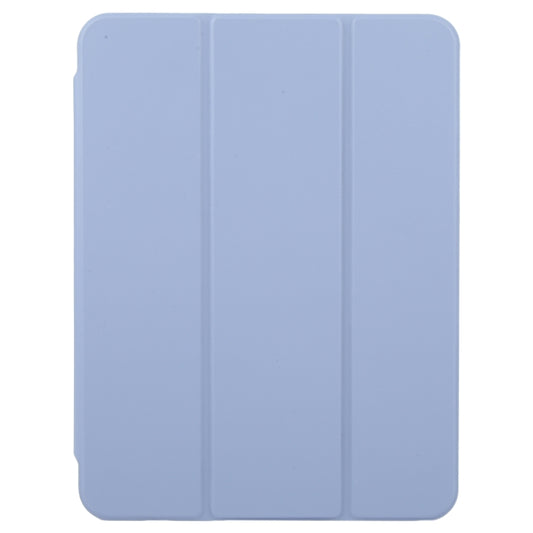 For iPad 10.2 2021 / 2020 / 2019 / Air 3 GEBEI Acrylic TPU 3-folding Rotating Smart Tablet Leather Case withh Pen Slot(Light Purple) - iPad 10.2 Cases by GEBEI | Online Shopping UK | buy2fix