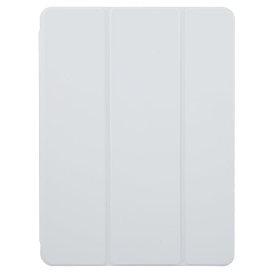 For iPad 10.2 2021 / 2020 / 2019 / Air 3 GEBEI Acrylic TPU 3-folding Rotating Smart Tablet Leather Case withh Pen Slot(Grey) - iPad 10.2 Cases by GEBEI | Online Shopping UK | buy2fix