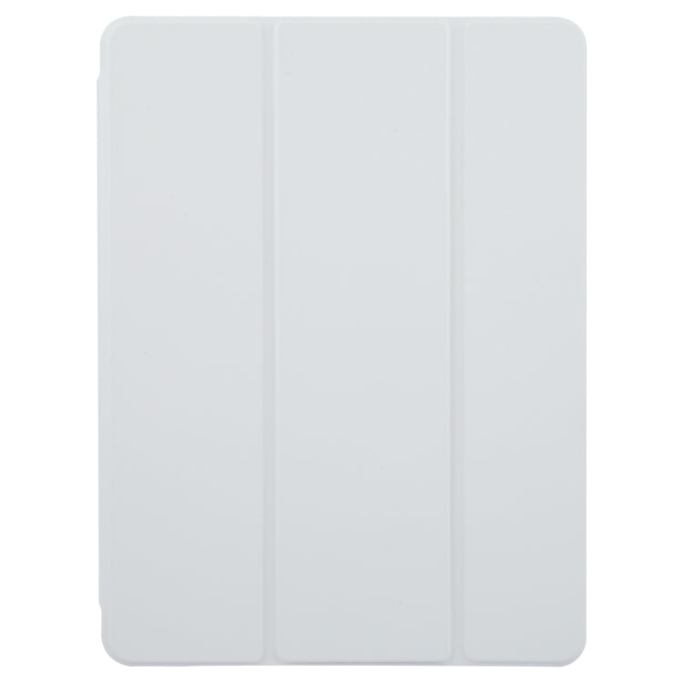 For iPad 2025 / 2022 GEBEI Acrylic TPU 3-folding Rotating Smart Tablet Leather Case withh Pen Slot(Grey) - iPad 2025 / 2022 Cases by GEBEI | Online Shopping UK | buy2fix