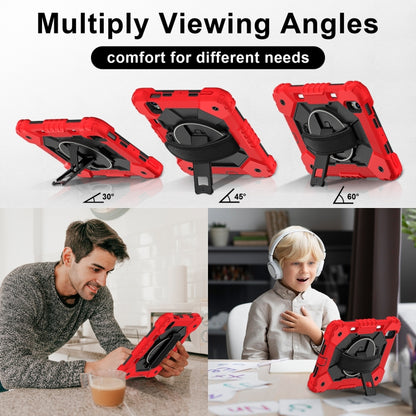 For iPad mini 2024 / mini 6 Contrast Color Robot Silicone Hybrid PC Tablet Case(Red Black) - iPad mini 2024 Cases by buy2fix | Online Shopping UK | buy2fix