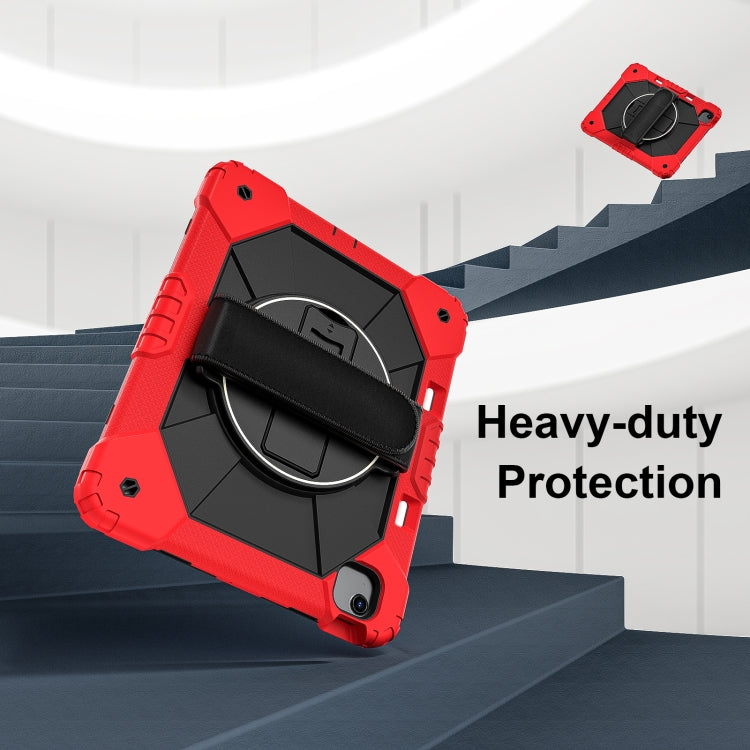 For iPad Air 13 2025 / 2024 Contrast Color Robot Silicone Hybrid PC Tablet Case(Red Black) - iPad Air 13 2025 / 2024 Cases by buy2fix | Online Shopping UK | buy2fix