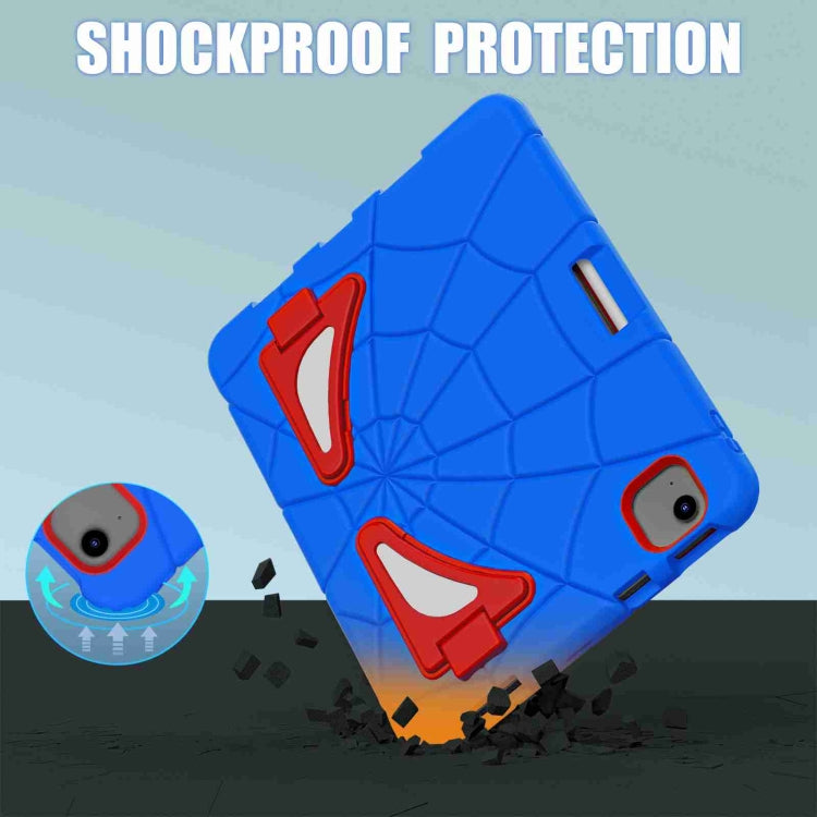 For iPad Air 11 2025 / 2024 Silicone + PC Shockproof Protective Tablet Case(Blue Red) - iPad Air 11 2025 / 2024 Cases by buy2fix | Online Shopping UK | buy2fix