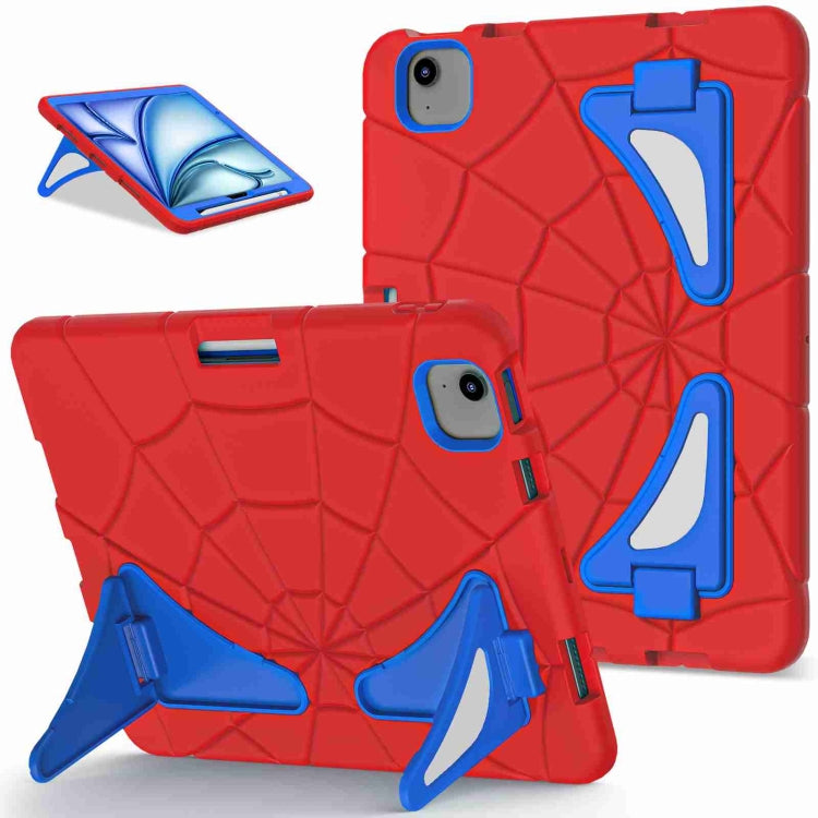 For iPad Air 11 2025 / 2024 Silicone + PC Shockproof Protective Tablet Case(Red Blue) - iPad Air 11 2025 / 2024 Cases by buy2fix | Online Shopping UK | buy2fix