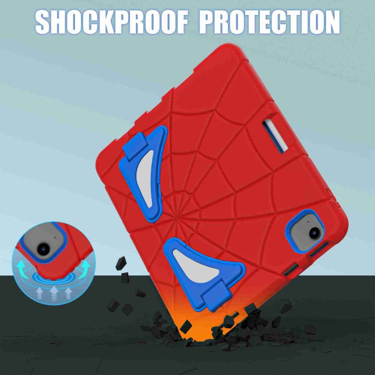 For iPad Air 11 2025 / 2024 Silicone + PC Shockproof Protective Tablet Case(Red Blue) - iPad Air 11 2025 / 2024 Cases by buy2fix | Online Shopping UK | buy2fix