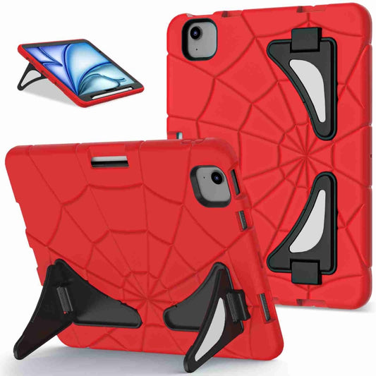 For iPad Air 11 2025 / 2024 Silicone + PC Shockproof Protective Tablet Case(Red Black) - iPad Air 11 2025 / 2024 Cases by buy2fix | Online Shopping UK | buy2fix