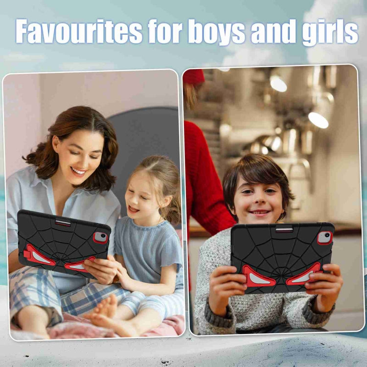 For iPad Air 11 2025 / 2024 Silicone + PC Shockproof Protective Tablet Case(Black Red) - iPad Air 11 2025 / 2024 Cases by buy2fix | Online Shopping UK | buy2fix