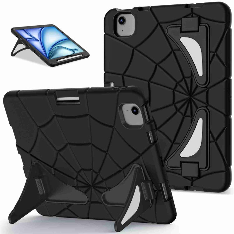 For iPad Air 11 2025 / 2024 Silicone + PC Shockproof Protective Tablet Case(Black) - iPad Air 11 2025 / 2024 Cases by buy2fix | Online Shopping UK | buy2fix