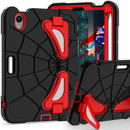 For iPad mini 2024 / mini 6 Silicone + PC Shockproof Protective Tablet Case(Black Red) - iPad mini 2024 Cases by buy2fix | Online Shopping UK | buy2fix