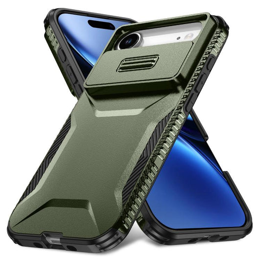 For iPhone Air Sliding Camshield Phone Case(Alpine Green) - iPhone Air Cases by buy2fix | Online Shopping UK | buy2fix