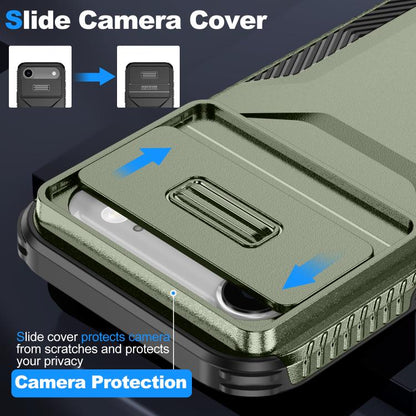 For iPhone Air Sliding Camshield Phone Case(Alpine Green) - iPhone Air Cases by buy2fix | Online Shopping UK | buy2fix