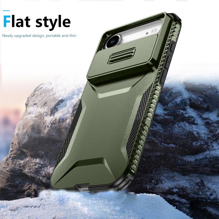 For iPhone Air Sliding Camshield Phone Case(Alpine Green) - iPhone Air Cases by buy2fix | Online Shopping UK | buy2fix