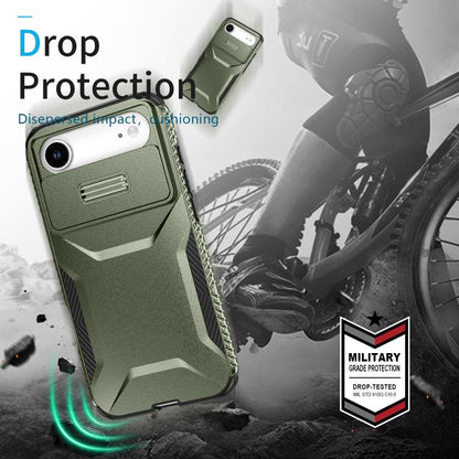 For iPhone Air Sliding Camshield Phone Case(Alpine Green) - iPhone Air Cases by buy2fix | Online Shopping UK | buy2fix