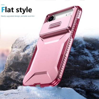 For iPhone Air Sliding Camshield Phone Case(Pink + Rose Red) - iPhone Air Cases by buy2fix | Online Shopping UK | buy2fix