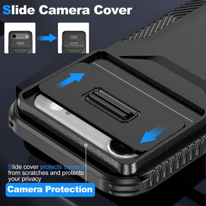 For iPhone Air Sliding Camshield Phone Case(Black) - iPhone Air Cases by buy2fix | Online Shopping UK | buy2fix