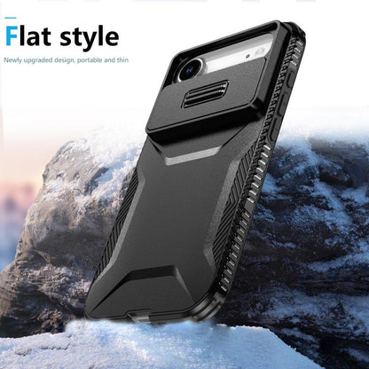 For iPhone Air Sliding Camshield Phone Case(Black) - iPhone Air Cases by buy2fix | Online Shopping UK | buy2fix