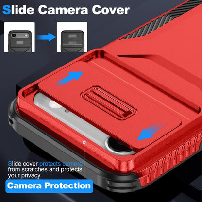 For iPhone Air Sliding Camshield Phone Case(Red) - iPhone Air Cases by buy2fix | Online Shopping UK | buy2fix
