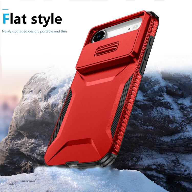For iPhone Air Sliding Camshield Phone Case(Red) - iPhone Air Cases by buy2fix | Online Shopping UK | buy2fix