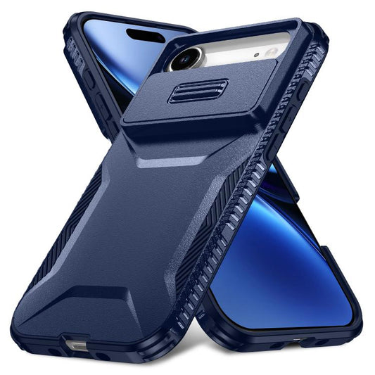For iPhone Air Sliding Camshield Phone Case(Blue) - iPhone Air Cases by buy2fix | Online Shopping UK | buy2fix