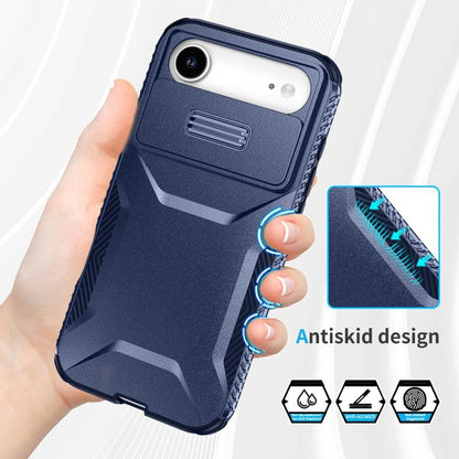 For iPhone Air Sliding Camshield Phone Case(Blue) - iPhone Air Cases by buy2fix | Online Shopping UK | buy2fix