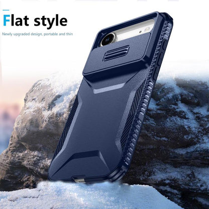 For iPhone Air Sliding Camshield Phone Case(Blue) - iPhone Air Cases by buy2fix | Online Shopping UK | buy2fix