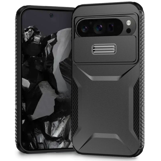 For Google Pixel 10 Pro XL / 9 Pro XL Sliding Camshield Phone Case(Black) by buy2fix
