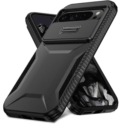 For Google Pixel 10 Pro XL / 9 Pro XL Sliding Camshield Phone Case(Black) by buy2fix