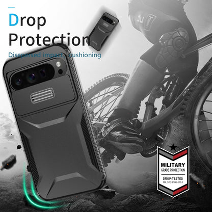 For Google Pixel 10 Pro XL / 9 Pro XL Sliding Camshield Phone Case(Black) by buy2fix