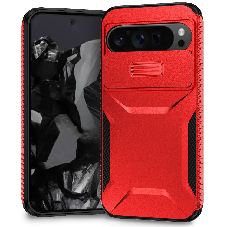 For Google Pixel 10 Pro XL / 9 Pro XL Sliding Camshield Phone Case(Red) by buy2fix