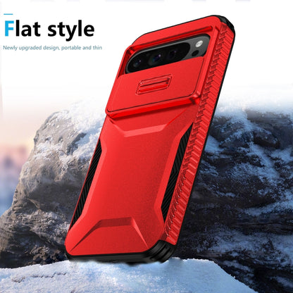 For Google Pixel 10 Pro XL / 9 Pro XL Sliding Camshield Phone Case(Red) by buy2fix
