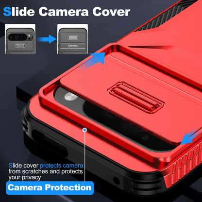 For Google Pixel 10 Pro XL / 9 Pro XL Sliding Camshield Phone Case(Red) by buy2fix