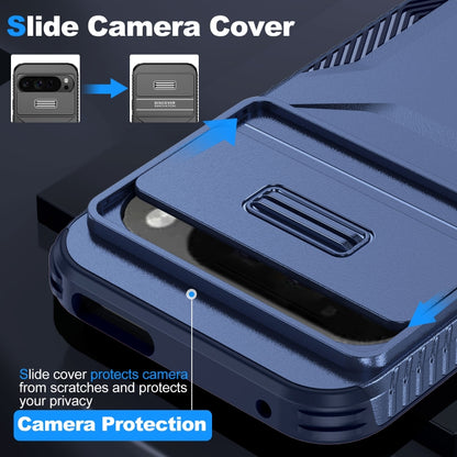 For Google Pixel 10 Pro XL / 9 Pro XL Sliding Camshield Phone Case(Blue) by buy2fix