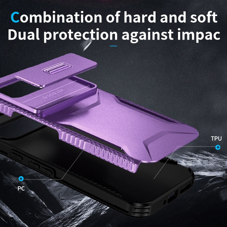 For Google Pixel 10 Pro XL / 9 Pro XL Sliding Camshield Phone Case(Purple) by buy2fix