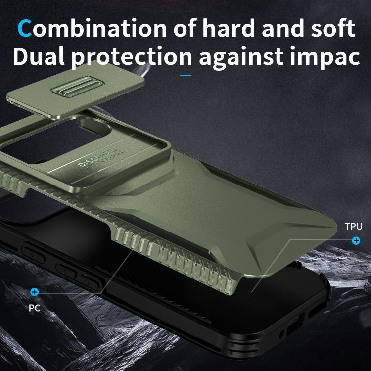For Google Pixel 10 Pro / 10 / 9 Pro Sliding Camshield Phone Case(Alpine Green) - Google Cases by buy2fix | Online Shopping UK | buy2fix