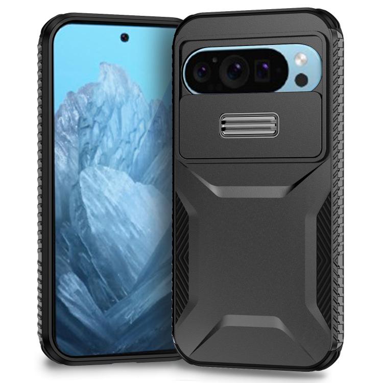 For Google Pixel 10 Pro / 10 / 9 Pro Sliding Camshield Phone Case(Black) - Google Cases by buy2fix | Online Shopping UK | buy2fix