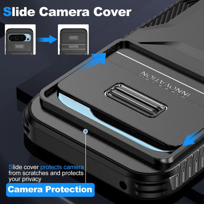 For Google Pixel 10 Pro / 10 / 9 Pro Sliding Camshield Phone Case(Black) - Google Cases by buy2fix | Online Shopping UK | buy2fix