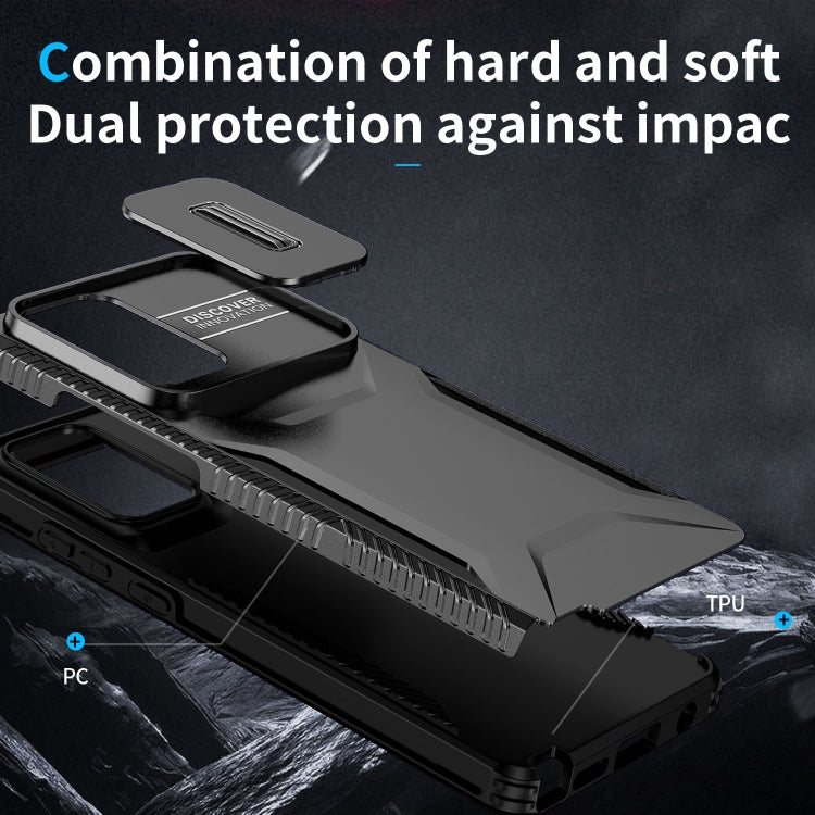 For Motorola Moto G Stylus 5G 2024 Sliding Camshield Phone Case(Black) by buy2fix