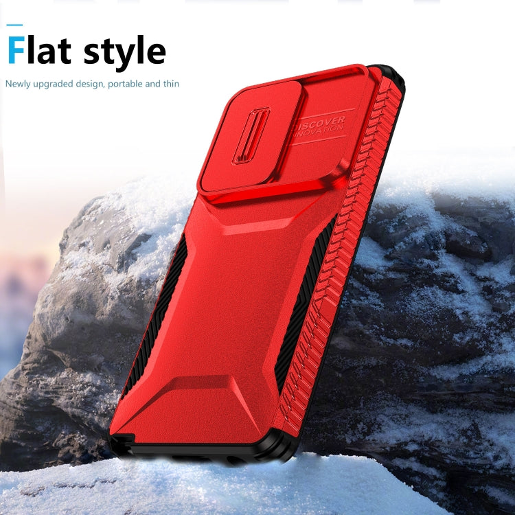 For Motorola Moto G Stylus 5G 2024 Sliding Camshield Phone Case(Red) by buy2fix