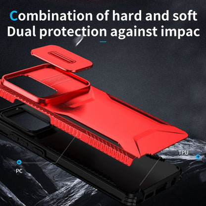 For Motorola Moto G Stylus 5G 2024 Sliding Camshield Phone Case(Red) by buy2fix