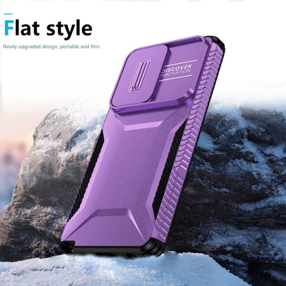 For Motorola Moto G Stylus 5G 2024 Sliding Camshield Phone Case(Purple) by buy2fix
