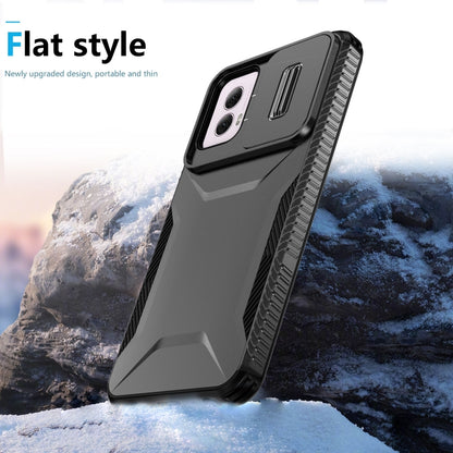 For Motorola Moto G Power 5G 2024 Sliding Camshield Phone Case(Black) by buy2fix