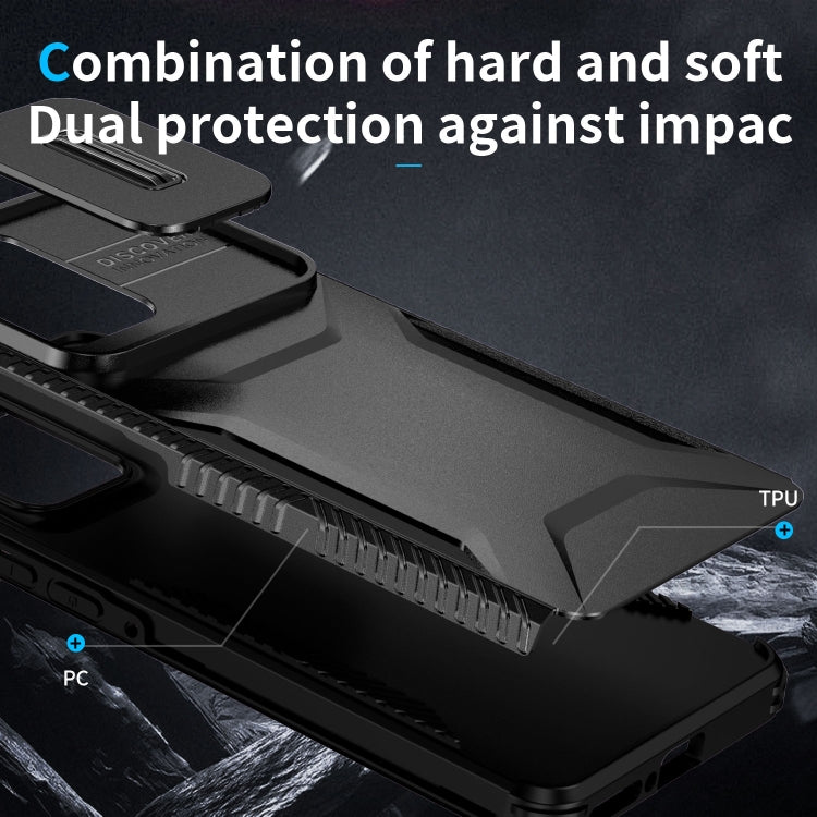 For Motorola Edge 5G 2024 Sliding Camshield Phone Case(Black) by buy2fix