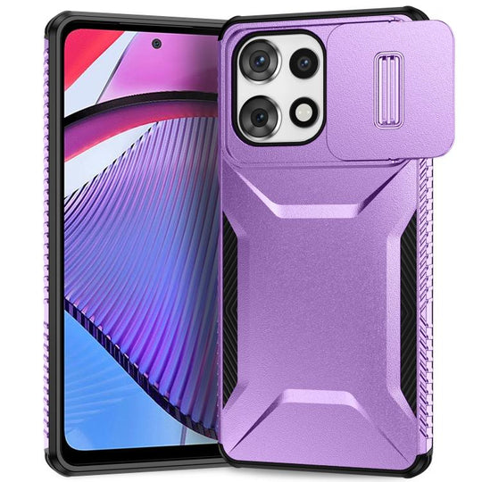 For Motorola Moto G Play 5G 2025 Sliding Camshield Phone Case(Purple)