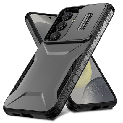 For Samsung Galaxy S25+ 5G / S24+ 5G Sliding Camshield Phone Case(Black) - Galaxy S24+ 5G Cases by buy2fix | Online Shopping UK | buy2fix