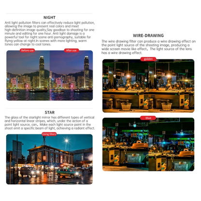 For DJI Osmo Action 4 JUNESTAR Threaded Camera Lens Filter, Filter:Macro 15X by JSR