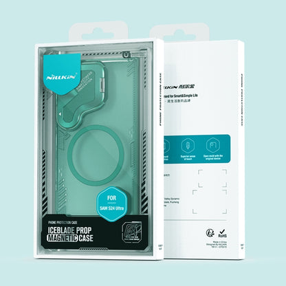 For Samsung Galaxy S24 Ultra 5G NILLKIN Ice Air Prop Series MagSafe Magnetic Cover Version Phone Case(Green) - Galaxy S24 Ultra 5G Cases by NILLKIN | Online Shopping UK | buy2fix