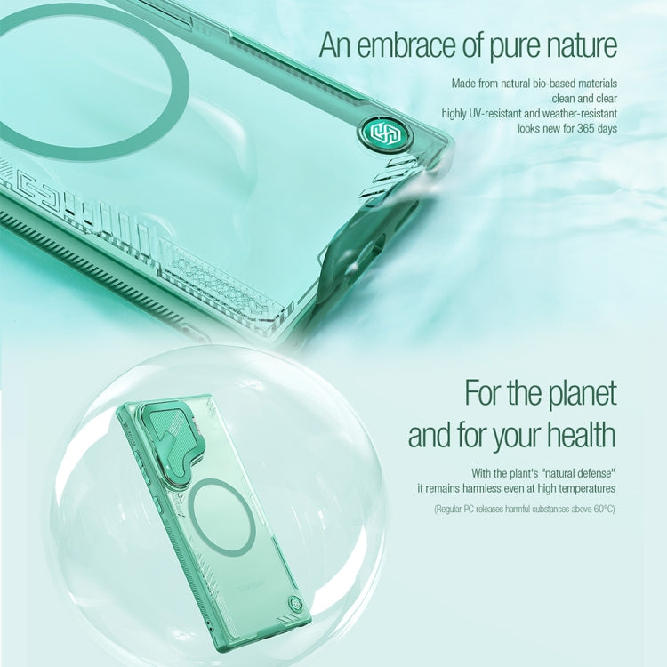 For Samsung Galaxy S24 Ultra 5G NILLKIN Ice Air Prop Series MagSafe Magnetic Cover Version Phone Case(Green) - Galaxy S24 Ultra 5G Cases by NILLKIN | Online Shopping UK | buy2fix