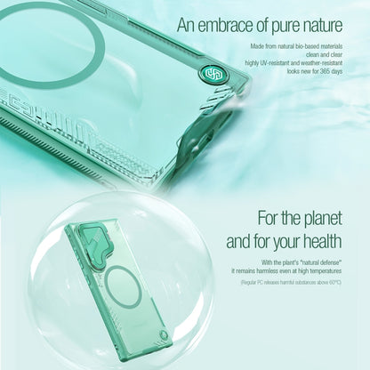For Samsung Galaxy S24 Ultra 5G NILLKIN Ice Air Prop Series MagSafe Magnetic Cover Version Phone Case(Green) - Galaxy S24 Ultra 5G Cases by NILLKIN | Online Shopping UK | buy2fix