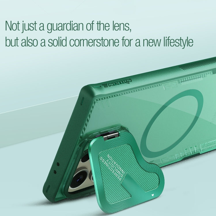 For Samsung Galaxy S24 Ultra 5G NILLKIN Ice Air Prop Series MagSafe Magnetic Cover Version Phone Case(Green) - Galaxy S24 Ultra 5G Cases by NILLKIN | Online Shopping UK | buy2fix