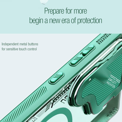 For Samsung Galaxy S24 Ultra 5G NILLKIN Ice Air Prop Series MagSafe Magnetic Cover Version Phone Case(Green) - Galaxy S24 Ultra 5G Cases by NILLKIN | Online Shopping UK | buy2fix