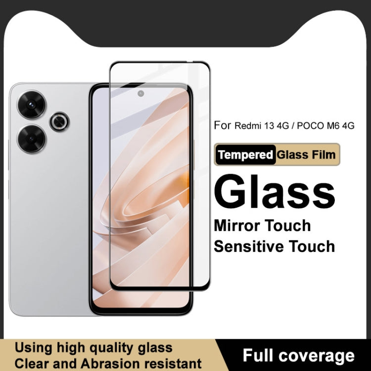For Xiaomi Redmi 13 4G Global / POCO M6 4G imak 9H Surface Hardness Full Screen Tempered Glass Film Pro+ Series - Others by imak | Online Shopping UK | buy2fix